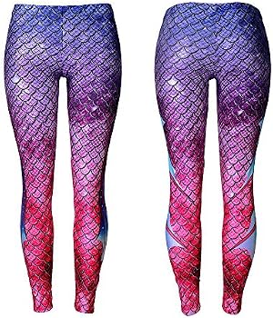 Popuid Holographic Mermaid Leggings 