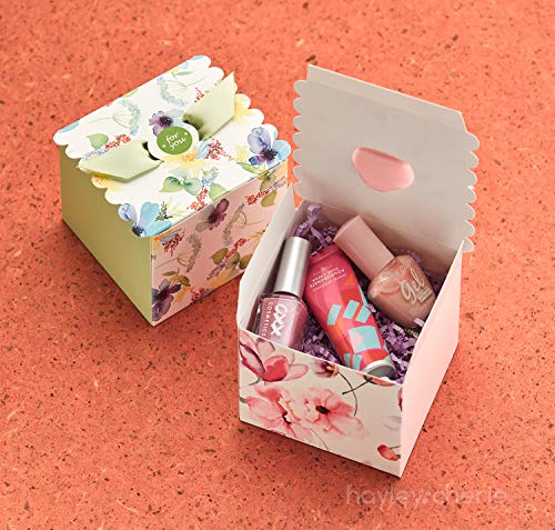 Small-Floral-Gift-Boxes-with-Ribbons-20-Pack-4-x-32-Decorative-Party-Favor-Boxes-Spring-Wildflower-Printed-Pretty-Treat-Boxes-for-Baby-Shower-Candy-Christmas-Diwali-Sweets-Weddings-Bulk