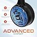 Delton 10X Bluetooth Computer Headset, Over-The-Head Single Ear Wireless Headset with Noise Canceling Mic for Computer/Laptop/Call Center/Truck Driver, Works with All Meetings Apps - Black