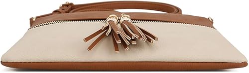 Miniatura 3 de SG SUGU - Bolso ligero y mediano con borla y bolsillo con cremallera