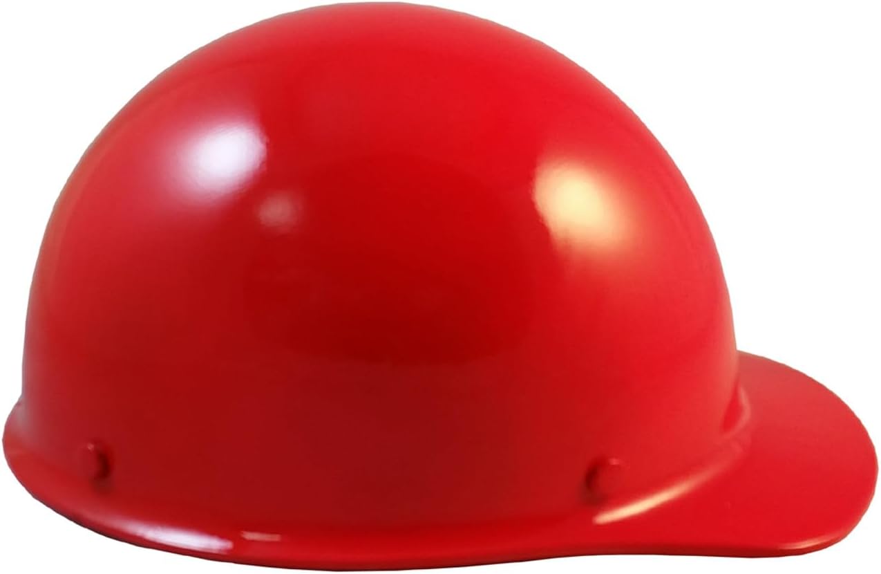 Texas America Safety Company Custom Skullgard Large Cap Style Hard Hat Brim, Jumbo Size Safety Hard Hat Shell with 4 Point Ratchet Suspension, Work Hats for Large Men with Tote ()