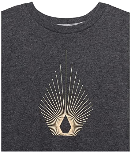 Volcom Blister Short Sleeve Tee (Big Boys & Little Boys Sizes), Dark Black Heather, Large #TOP2