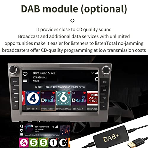 Fydun Navegação de carro para Opel MP5 Stereo Player 7