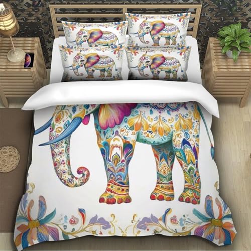 Housse de couette 260x220 imprimé 3D avec fermeture éclair - 5