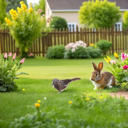 Pájaros artificiales con pinza ligera, set de 6 piezas para proyectos de artesanía 7