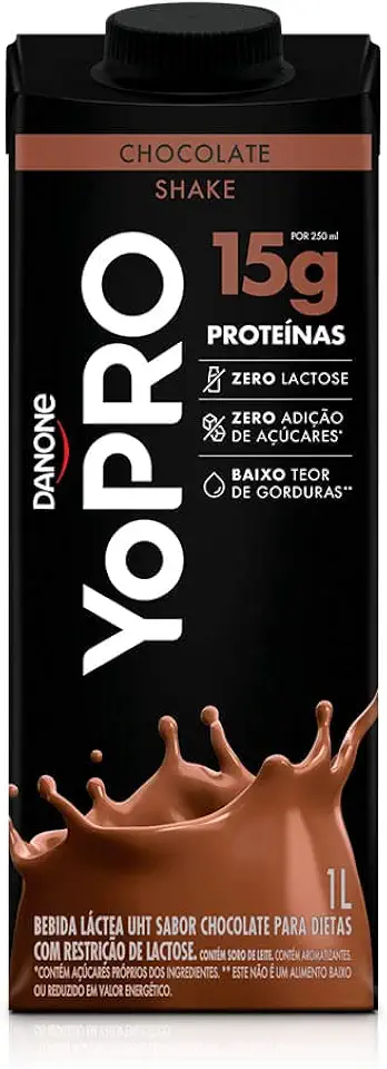 YoPRO Bebida Láctea UHT Chocolate 15g de proteínas 1L