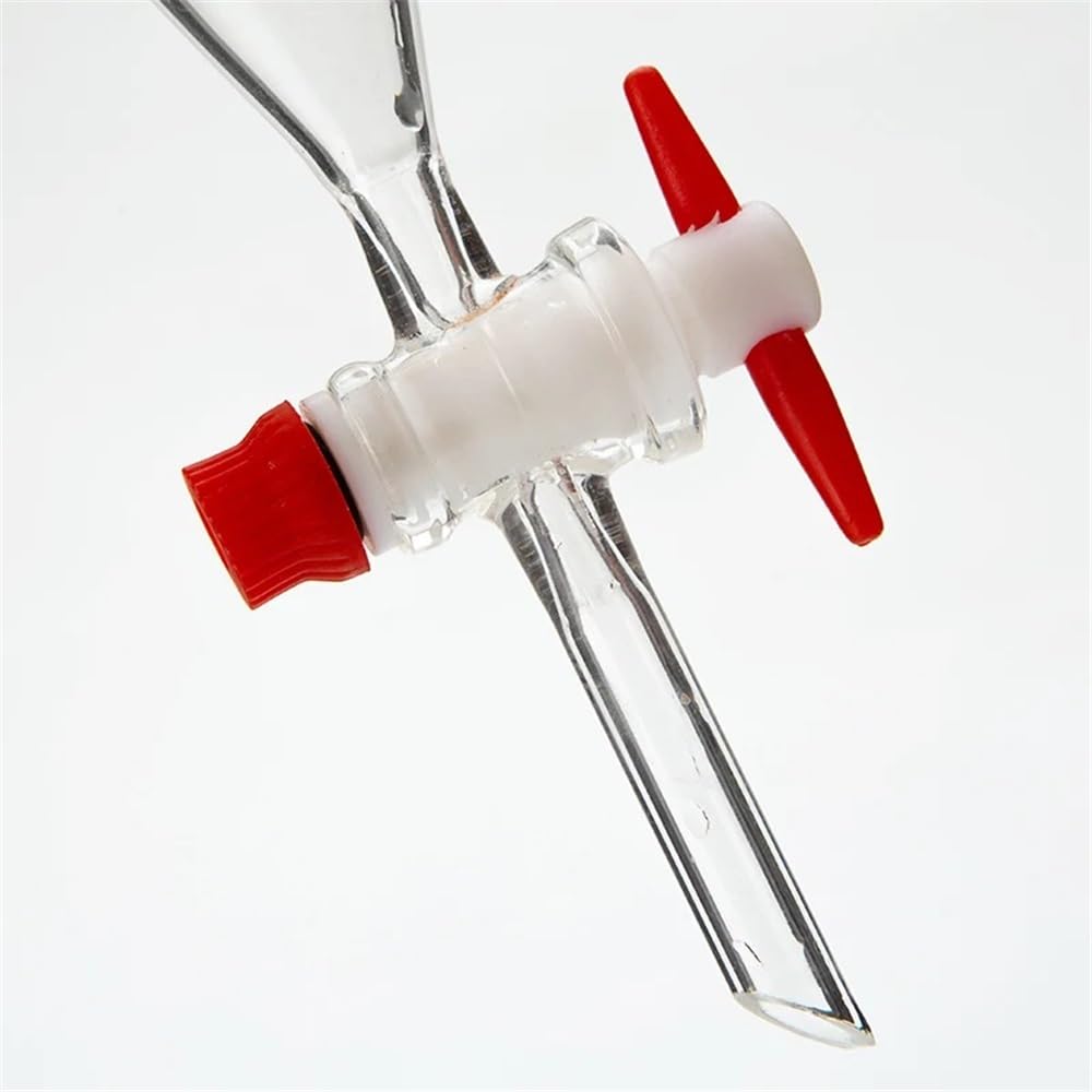 Laborgeräte und -ausrüstung 60ml-1000ml Labor Glas Geformt Scheidetrichter Trennung Trennung(1000ml PTFE piston)