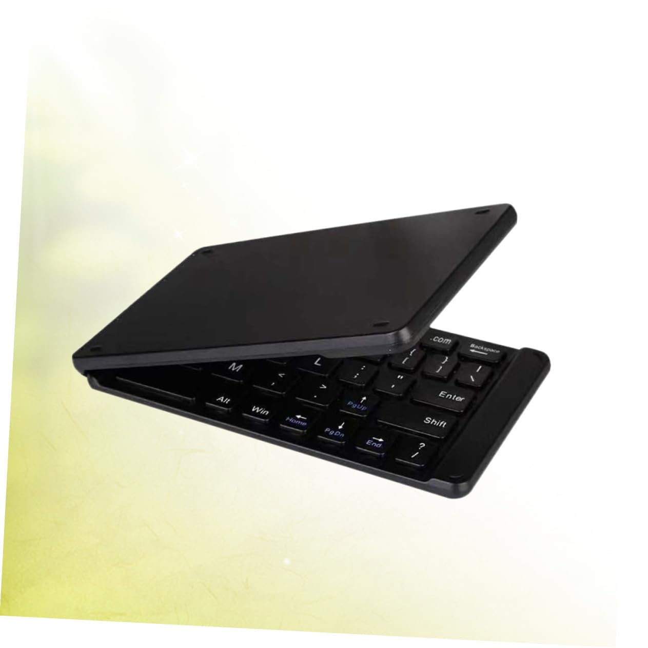 Housoutil Tastiera Wireless Pieghevole Tasti Design Pieghe Compatto per Cellulare Tablet e Computer Portatile Realizzata in Materiale Abs Resistente