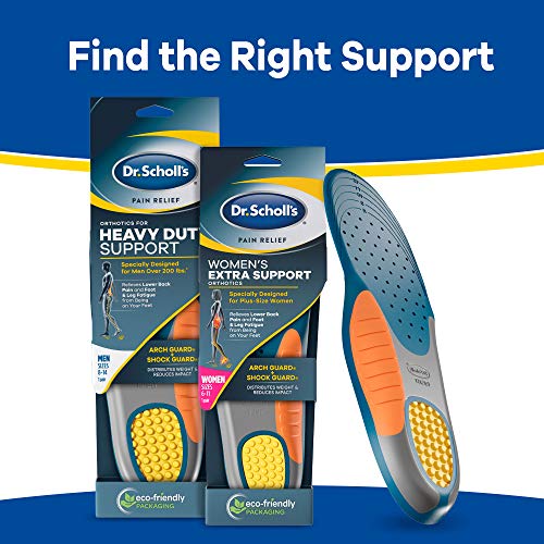 Dr. Scholl's Insoles For Women Extra Support Pain Relief Orthotics Shoe Inserts, Designed For Plus-Size, 1 Count #TOP6