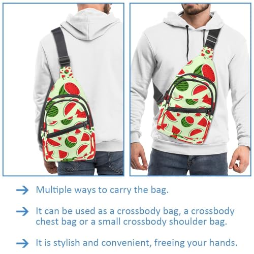 Bolso bandolera de sandía para tus viajes y senderismo de verano 2