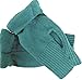 Fingerless Gloves Teal Green Small - Medium S - M 100% Merino Wool Knit Women's Arm Warmers Texting Cuffs Handmade Free Shipping