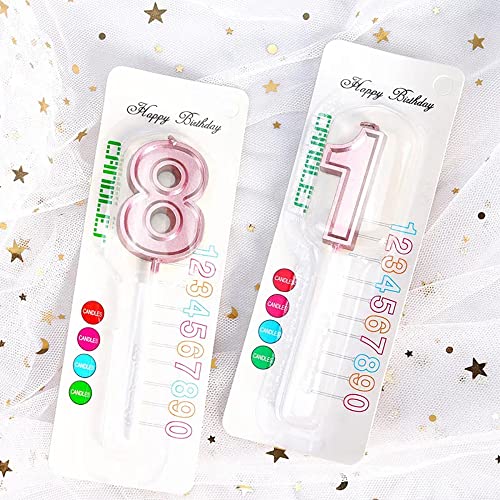 15Th & 51St Birthday Candles Number 15 51 Cake Topper Happy Birthday Decoration For Girls Boys Women Men Party Wedding Anniversary Celebration (Rose Gold) #TOP4