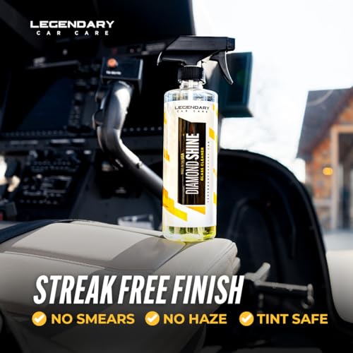 Legendary Glass Cleaner 16oz - Auto Window Cleaner Spray for Car Windows & Windshield - No Streaks, Ammonia-Free, Tint Safe - Interior/Exterior Use