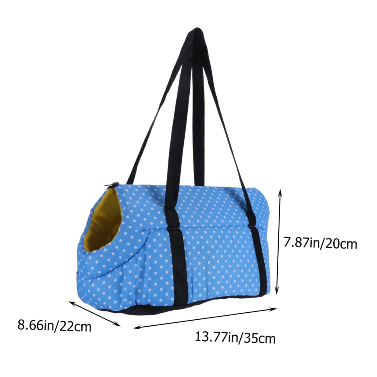 Toyvian 1Pc Pet Backpack for Small Dogs Shoulder Bag for Comfortable Outdoor Travel Breathable Scratch Resistant Design Portable Pet Storage Pouch Blue