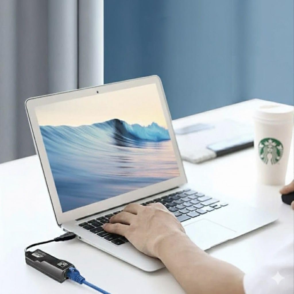 Adaptador USB 3.0 para Ethernet RJ45 Gigabit: Review após 7 dias