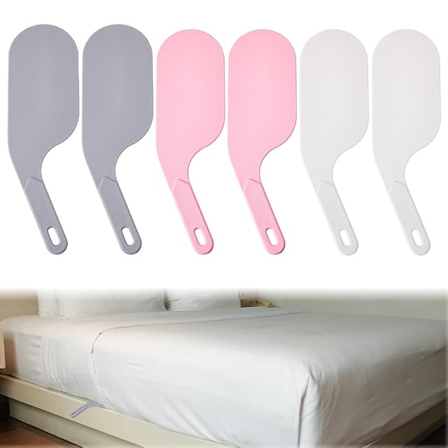 DICOSMETIC 6Pcs 3 Colors Bed Sheet Tucker Tool Mattress Lifter Tucker Paddle Extra Long Bed Tucker Tool Durable