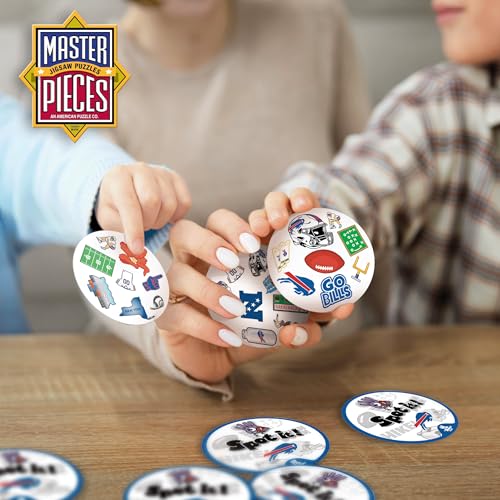 Masterpieces Officially Licensed NFL Buffalo Bills Spot It Game for Kids and Adults by Masterpieces - Used condition - Image 8