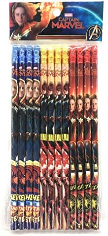 SELPONT Marvel Wooden Pencil Cartoon Character Authentic Licensed School Party Bag Fillers image 2