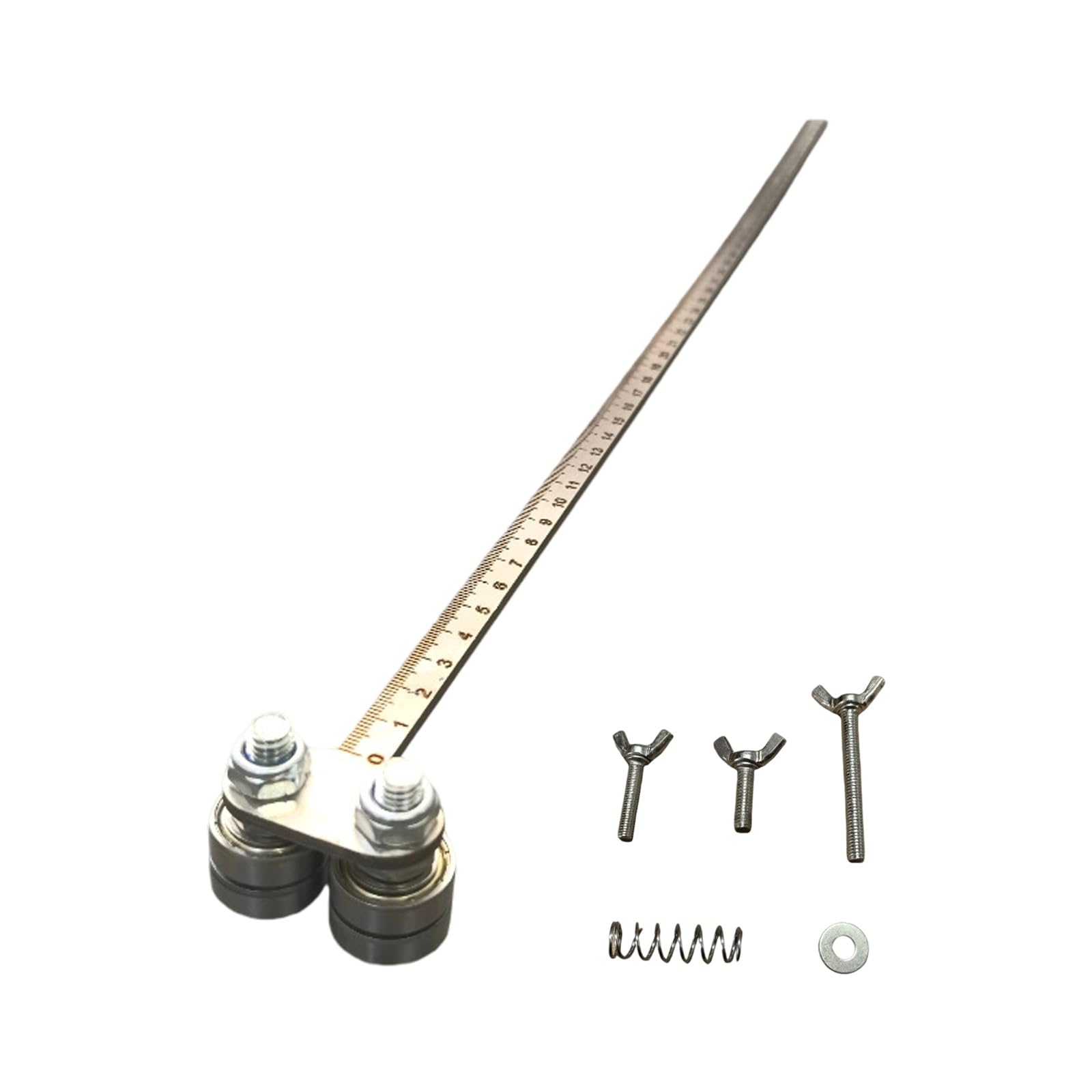 Fromceo Bearing Rustless Measure For Accuracy Measurement Smooth Motion In Woodworking With Integrated Cutting Guide Rustproof