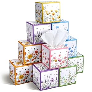 12 Pack Fall Floral Facial Tissues ...