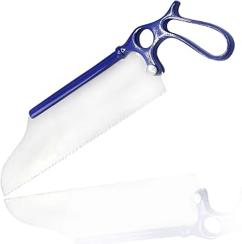 Satterlee Bone Saw 13" Ring Blue Handle Stainless Steel Cutting Edge Orthopedic Instruments