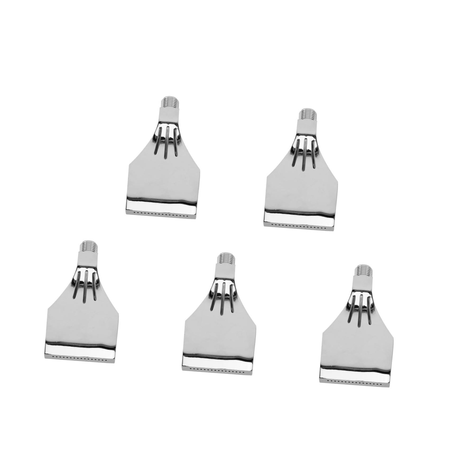 Holibanna 5 Pezzi Ugello Piatto Alluminio per Soffiatore Aria Nozzle per Compressori Riduzione Rumore e Consumo Aria Applicazioni Versatili per Raffreddamento e Pulizia
