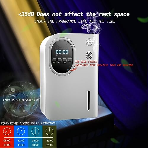 Anion Atomizing Essential Oil Diffuser Pure Oil Diffusers Up to 1,500 Square Feet Smart Fragrance Diffuser with Timer waterless Oil Diffuser - Image 6