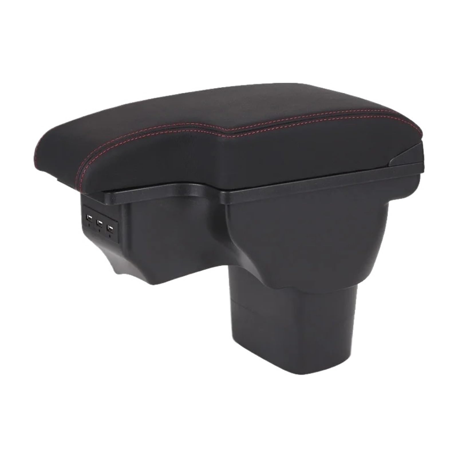 Umdjju B1 Real Corium 3Usb For Nissan For Juke 2010-2019 Armrest Box Car Accessories Interior Details Storage Usb Car Centre Console Armrest Box(B1 Real Corium 3Usb)