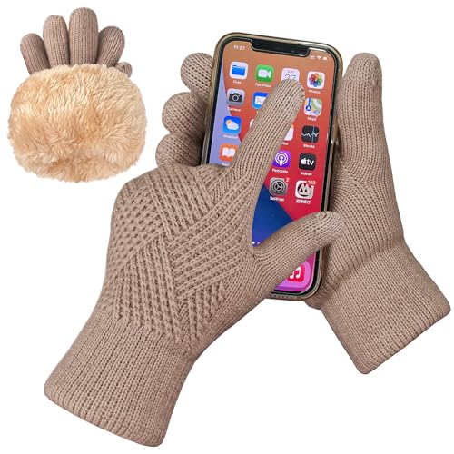 Guantes de invierno para mujer cálidos térmicos forro polar nieve