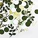Andiker Wedding Confetti Decoration, 15g Sage Green Sprinkle Table Scatter Confetti Love Theme Round Dots for Wedding Anniversary Birthday Decor (green dots)