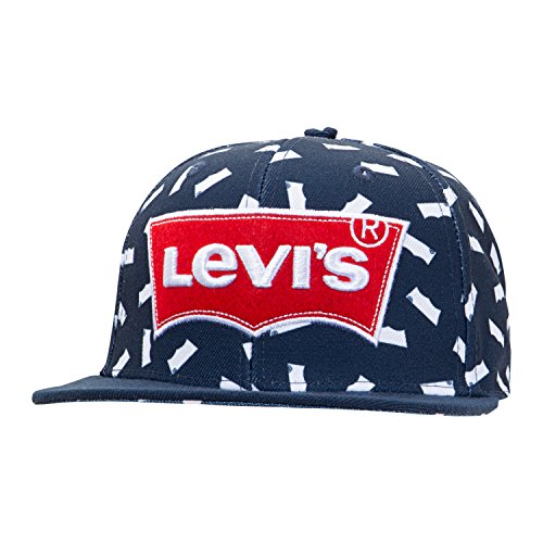Levi's Baby Big Boys' Flat Brim Snapback Hat, Dress Blues, O/S #TOP27