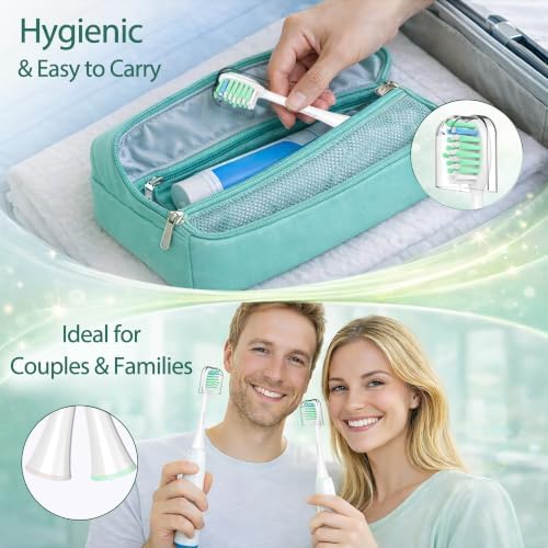 BOVVSLE Replacement Toothbrush Heads for Philips Sonicare Toothbrush Head — view 5