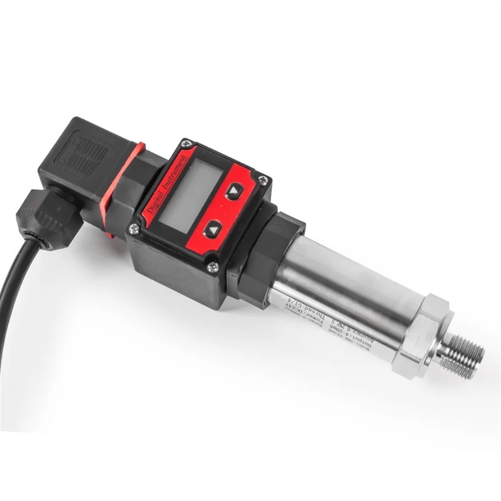 Transmisor de presión LCD de alta precisión - Sensor de presión de agua NPT1/8 - Salida de 0-10 V - Medición de presión digital(0-0.1bar 0-20mA)