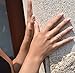 LEMON GRASS Rose Gold Double Criss Cross Ring CZ Pave Crossover Fashion Band Size 8