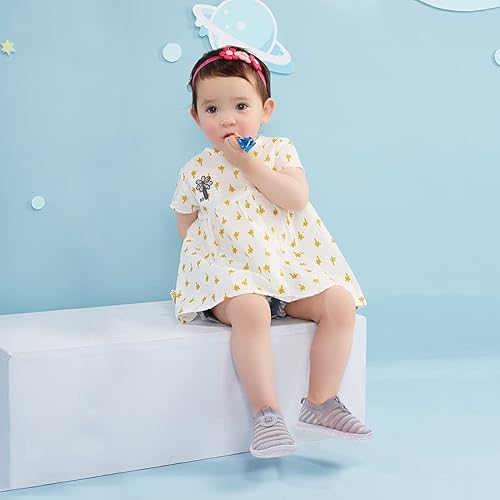 Vista 2 de Tenis antideslizantes para los primeros pasos, bebés, niños y niñas de 6, 9, 12, 18 y 24 meses