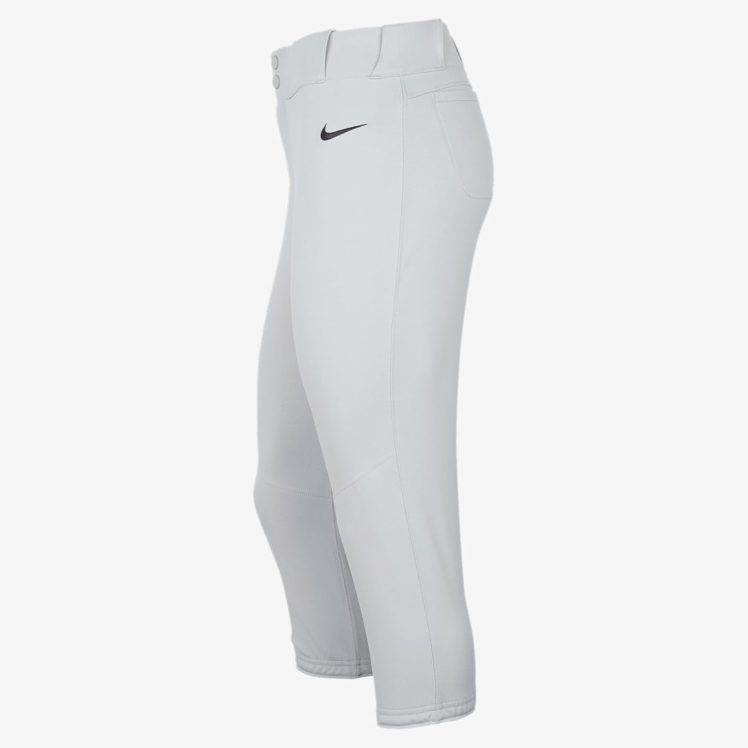 Nike Vapor Select 2 Women's Softball Pants (HF7745-052, Wolf Grey/Black) Size X-Large