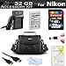 32GB Accessory Kit For Nikon COOLPIX P100 P500 P510 P520 P530 Digital Camera Includes 32GB High Speed SD Memory Card + Extended (1100 Mah) Replacement Nikon EN-EL5 Battery + AC/DC Charger + USB Card Reader + Case + Mini HDMI Cable + More