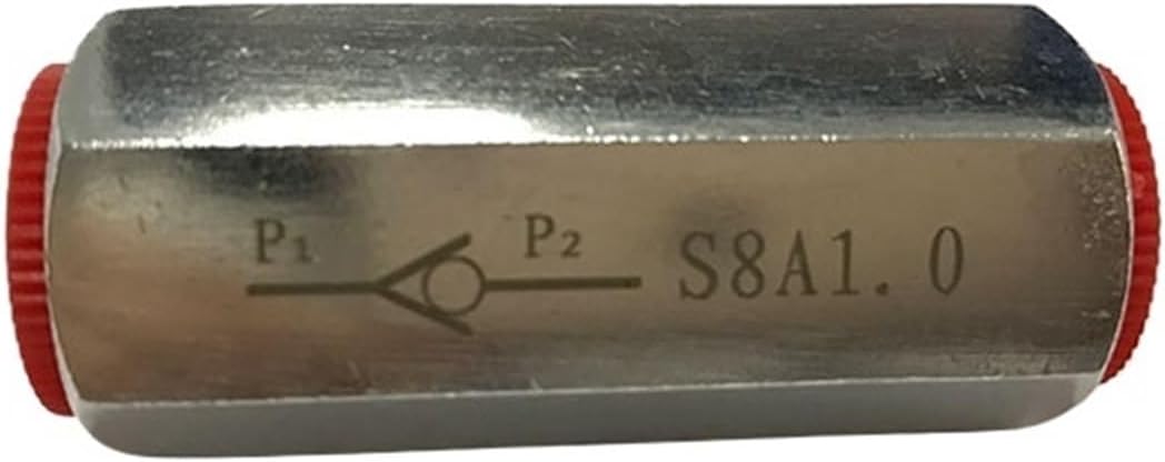 1pc S6A S8A S10A S15A S6A S20A S25A S30A type tube check valve Internal screw mounting Tube connection(S8A galvanized)