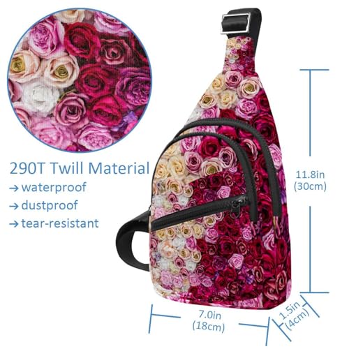 Bolsa de pecho para mujer de estilo vintage ideal para viajes y senderismo de fin de semana 4