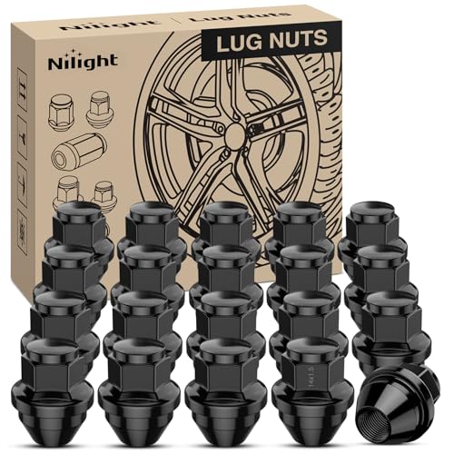 Nilight 20PCS M14x1.5 Lug Nuts Compatible with 2015-2023 Ford Mustang/Edge by Nilight - Used condition - US$28.82