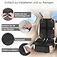Ezilif Kindersitzunterlage ISOFIX geeignete Sitzschoner Auto Kindersitz, mit Anti-Rutsch Funktion Autositzschoner, Autositzauflage Sitzschutz (Schwarz)