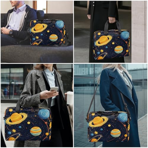 Maletín para portátil con diseño sistema solar 15.6 pulgadas miniatura 7