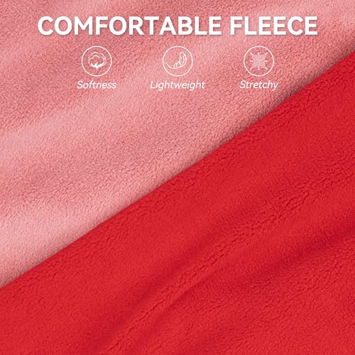 Image of cyeollo 2 Pack Fleece Dog Sweater Pullover Lightweight Reflective Jacket