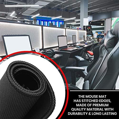 New Horrizon Mouse pad, Gaming mouse mat, large mouse pads. Mouse Mat Gaming 290x210x5mm Mice mat, Black mouse mats, Non slip Rubber base desk mat - View 5