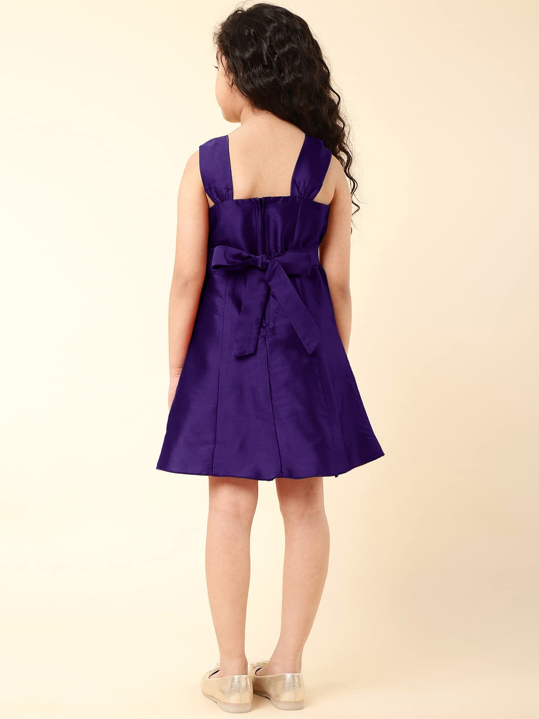 A.T.U.N. (ALL THINGS UBER NICE) Baby Girl's Dress (GDRS JES AMT_Amethyst_1-2 Years_Amethyst_12 Months-24 Months) 1