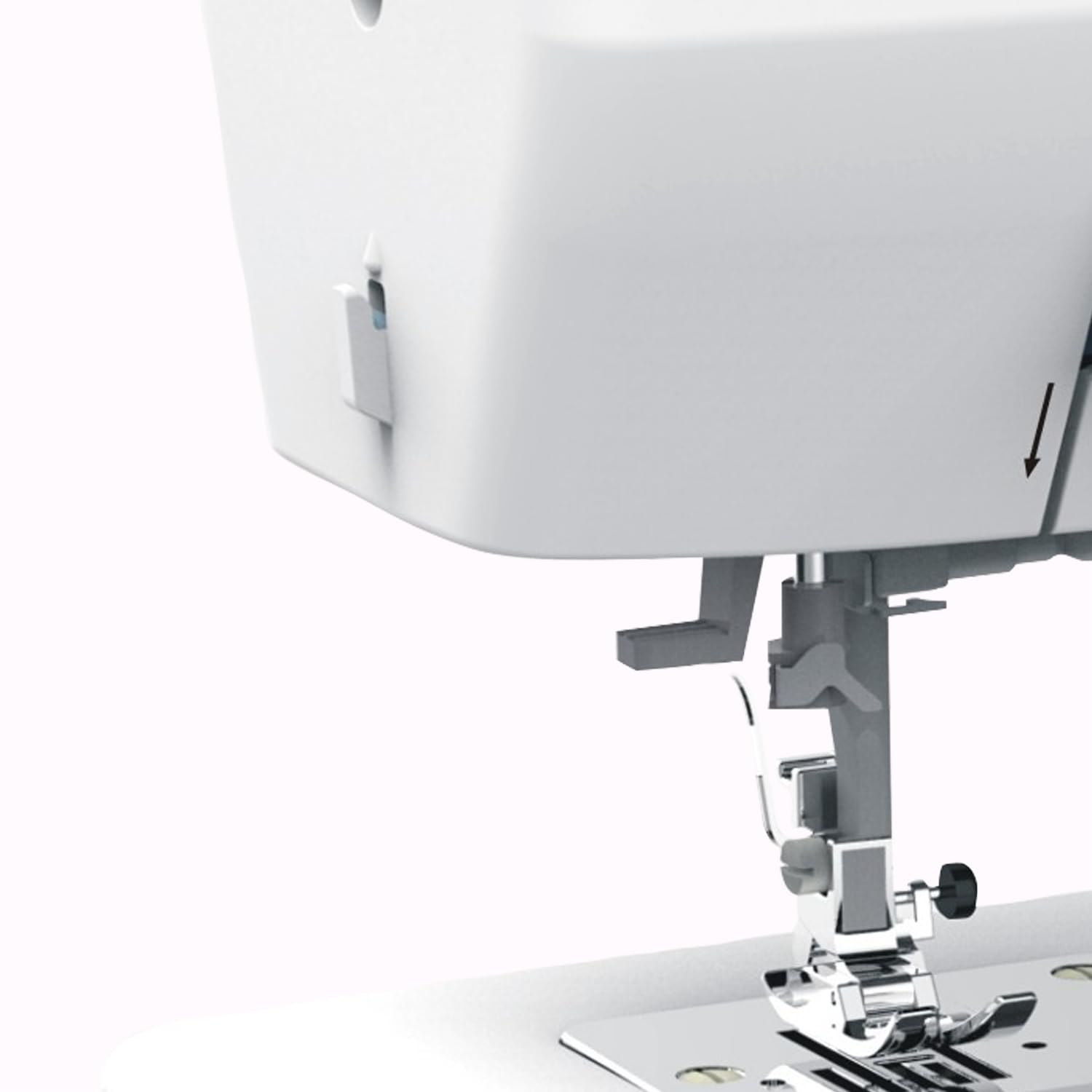 bernette sew&go 5 - Freiarm Nähmaschine, einfache Bedienung, Einfädelhilfe, Fadenabschneider, 23 Nähprogramme, 4 Nähfüße, Stichlänge/Stichbreite/Nähfußdruck einstellbar
