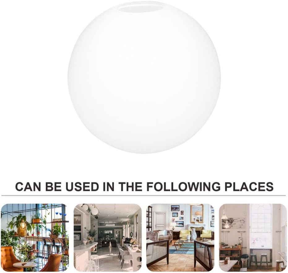 Operitacx Shaped Glass Lampshade Stylish Home Decor Light Cover and Modern Design for Pendant Lighting and Chandeliers Creates Warm Atmosphere