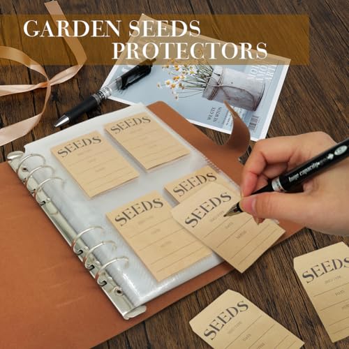 Phaicoilo Seed Packet Storage Organizer: Garden Seeds Binder Containers Envelopes - Gardening Supplies (Brown) by Phaicoilo - Used condition - Image 5