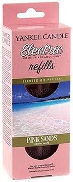 Yankee Candle ScentPlug Air Freshener Refill, Pink Sands, Glass, EHF Refill Twin Pack