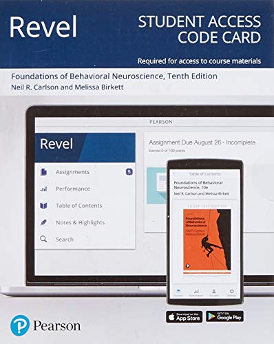 Revel for Foundations of Behavioral Neuroscience -- Access Card